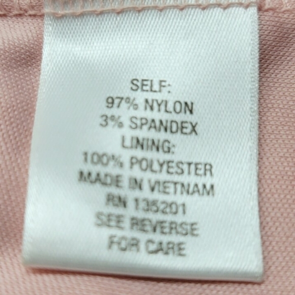 Roz & Ali Sleeveless Peach Lace Overlay Top Size 2X - Picture 6 of 7